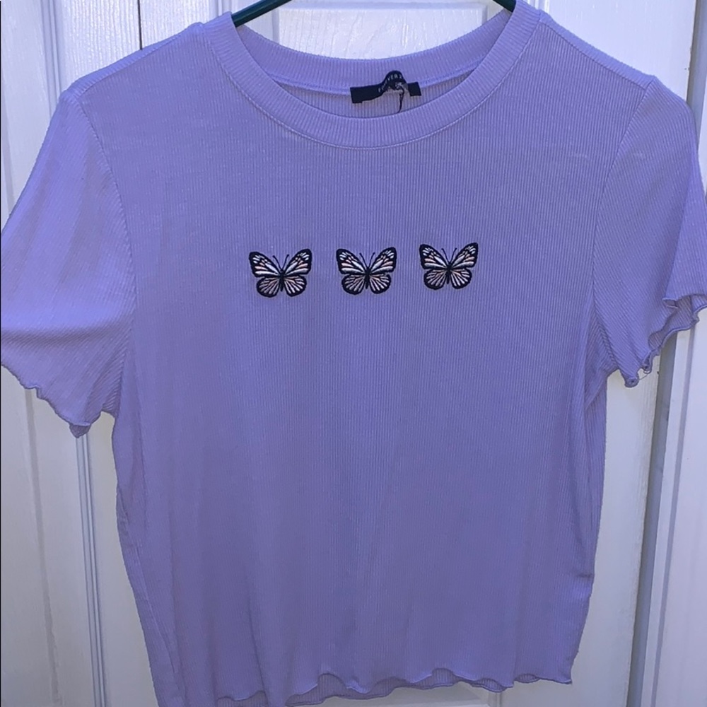 butterfly top purple